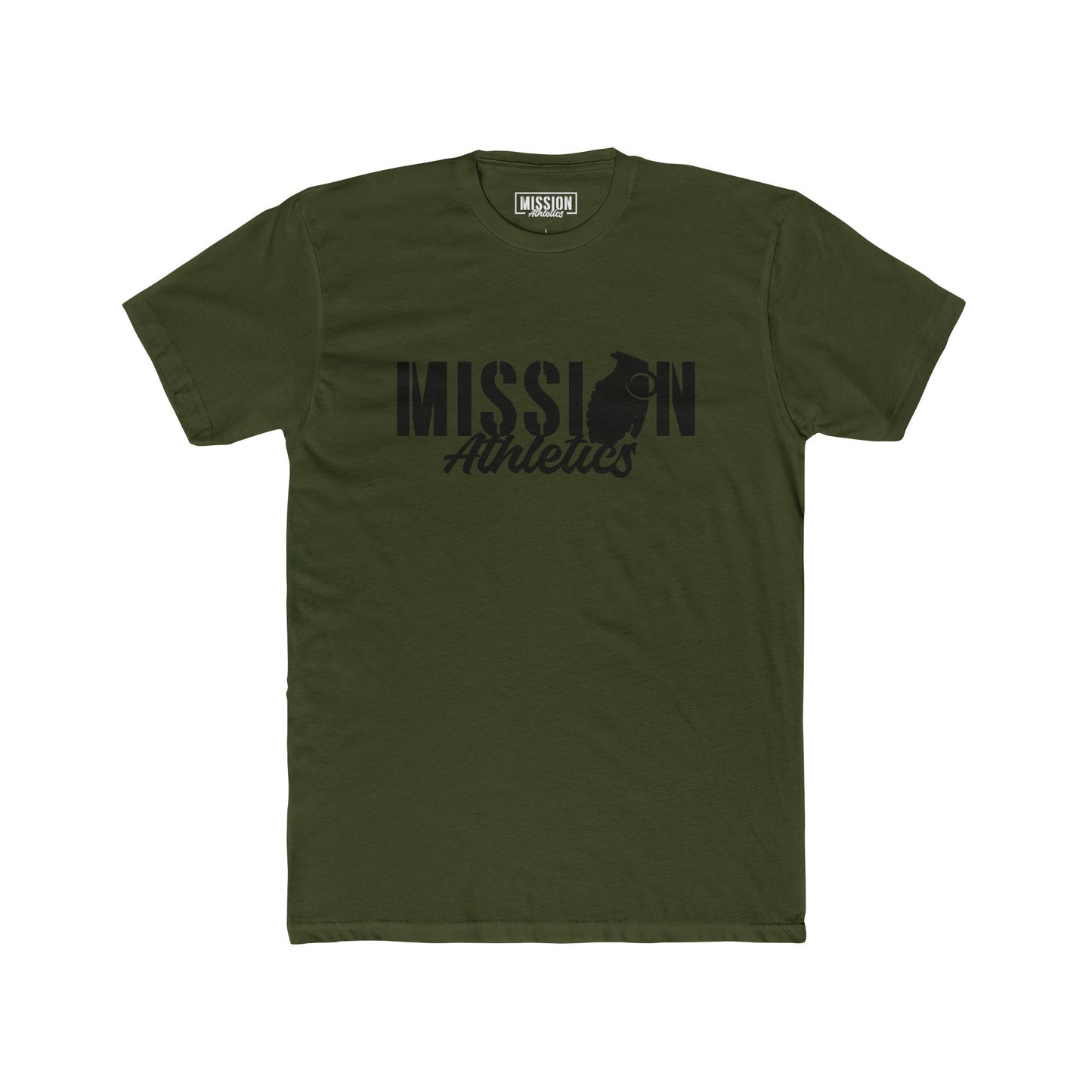 Large Grenade Logo Tee - Military Green