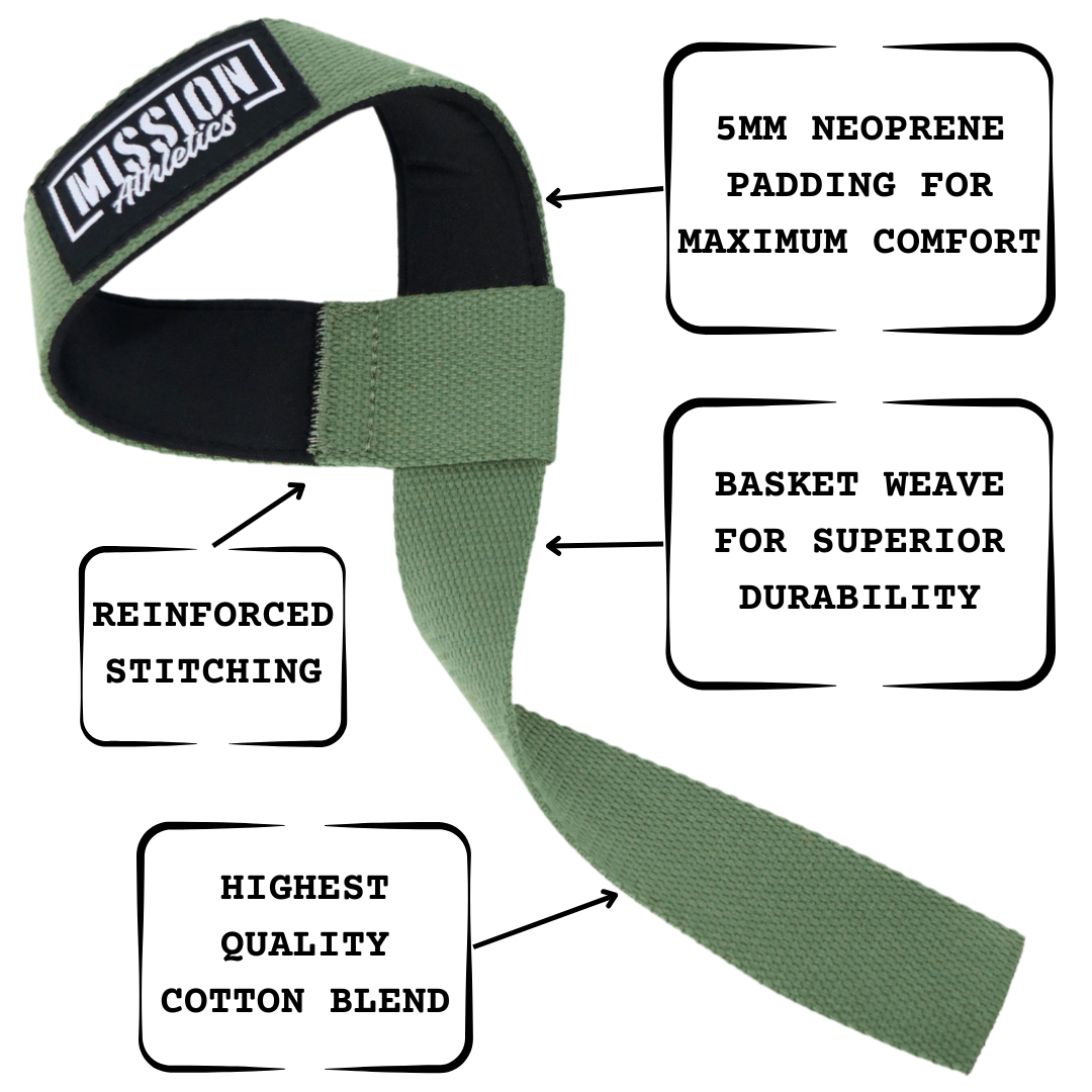 Mission Athletics Lifting Straps (1 Pair)