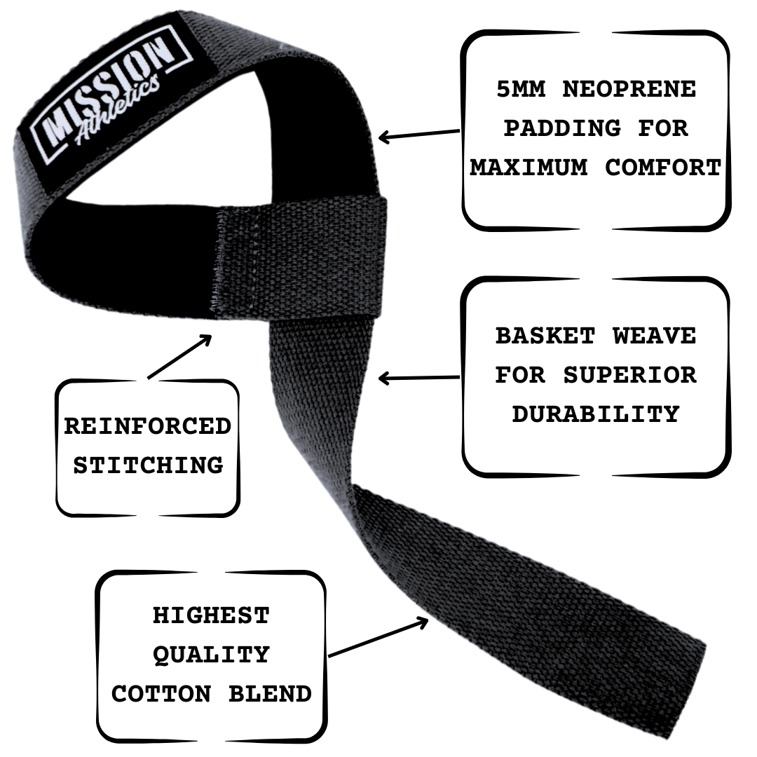 Mission Athletics Lifting Straps (1 Pair)