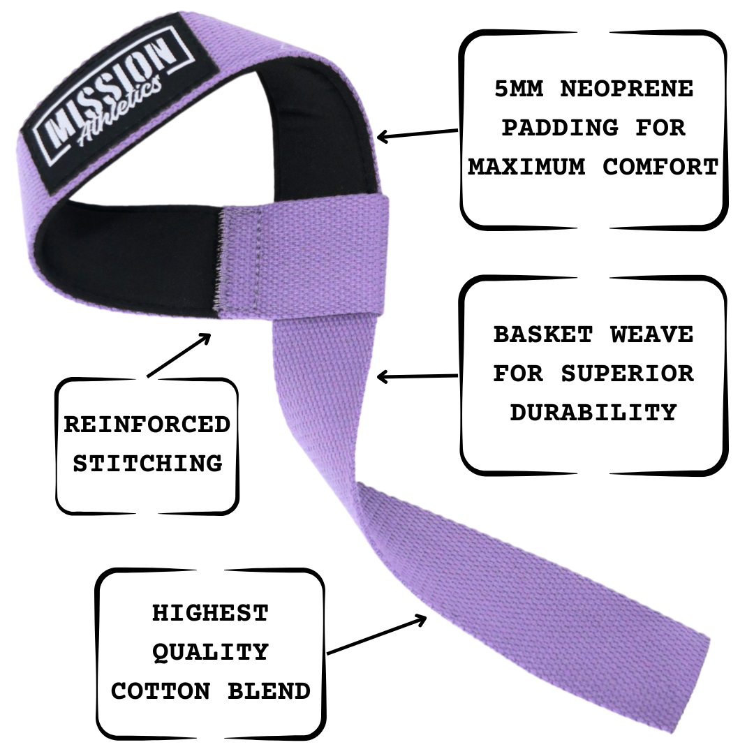 Mission Athletics Lifting Straps (1 Pair)