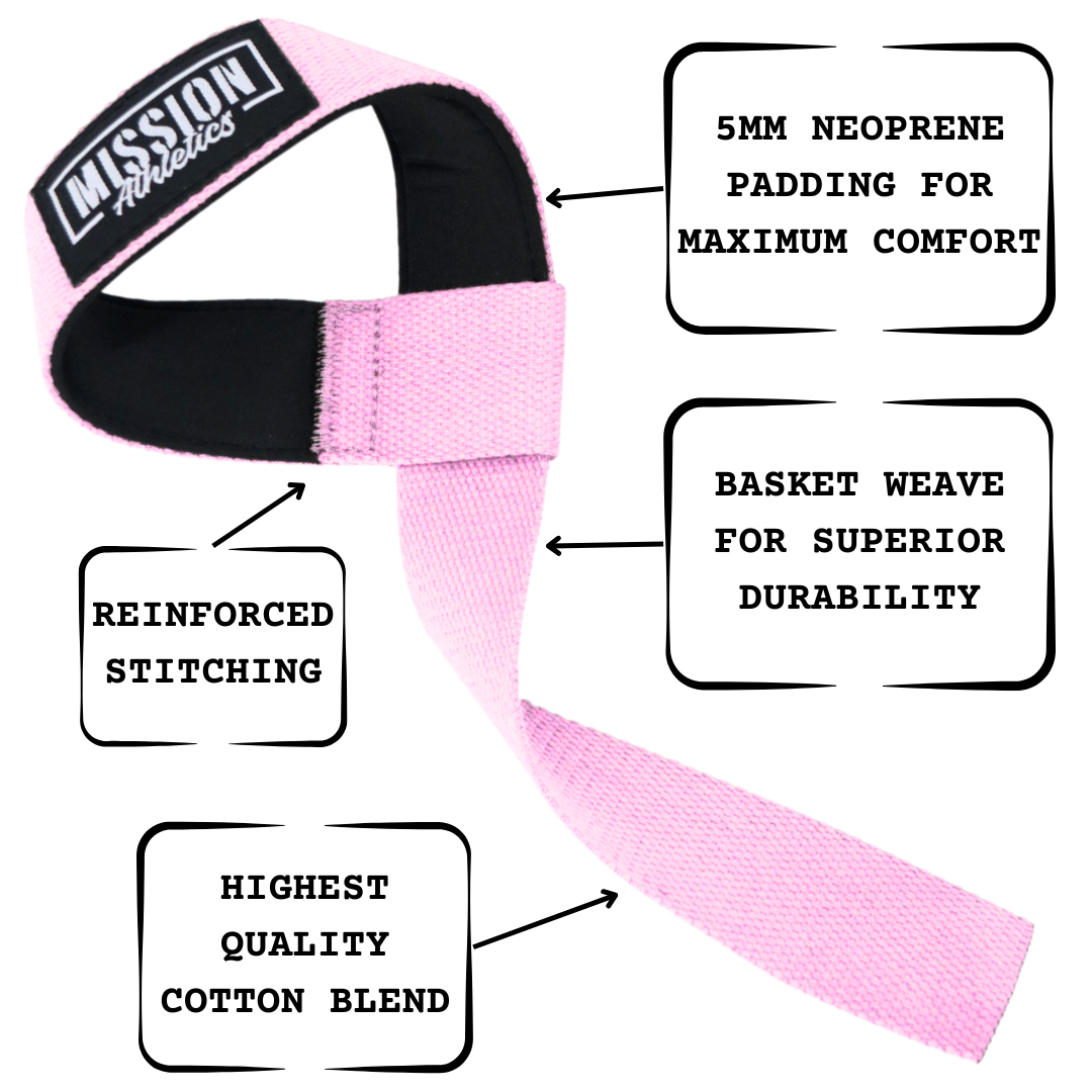 Mission Athletics Lifting Straps (1 Pair)