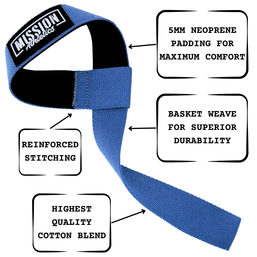 Mission Athletics Lifting Straps (1 Pair)