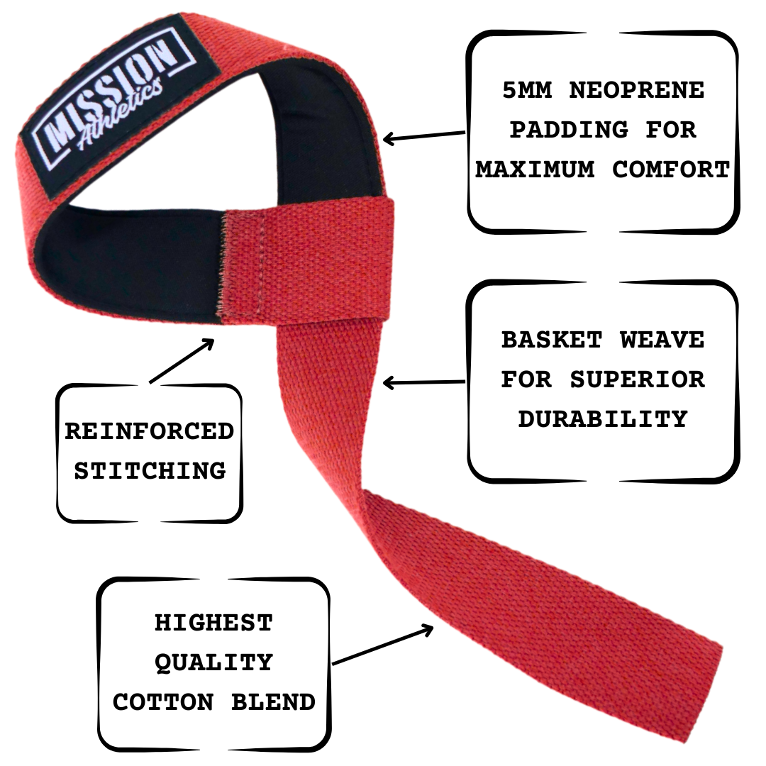 Mission Athletics Lifting Straps (1 Pair)