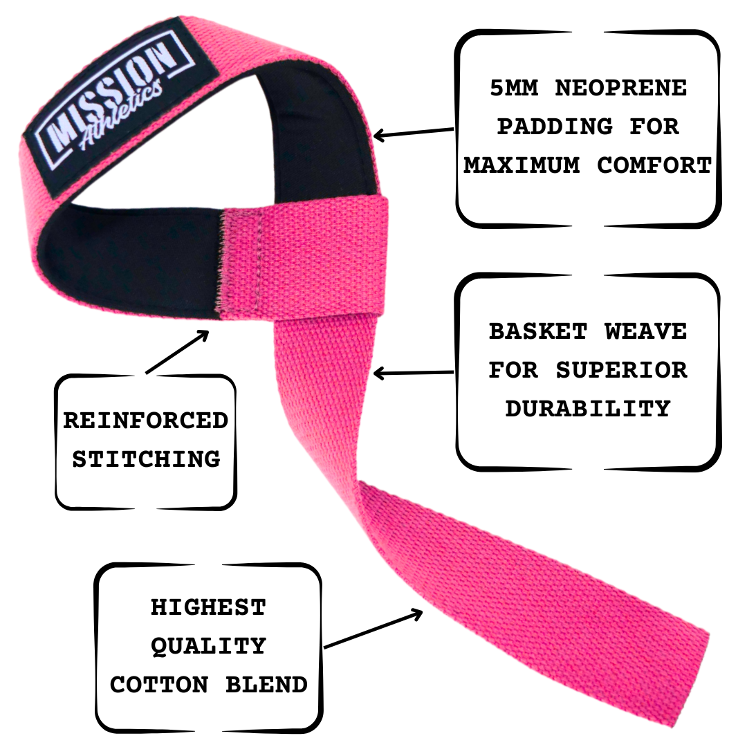 Mission Athletics Lifting Straps (1 Pair)