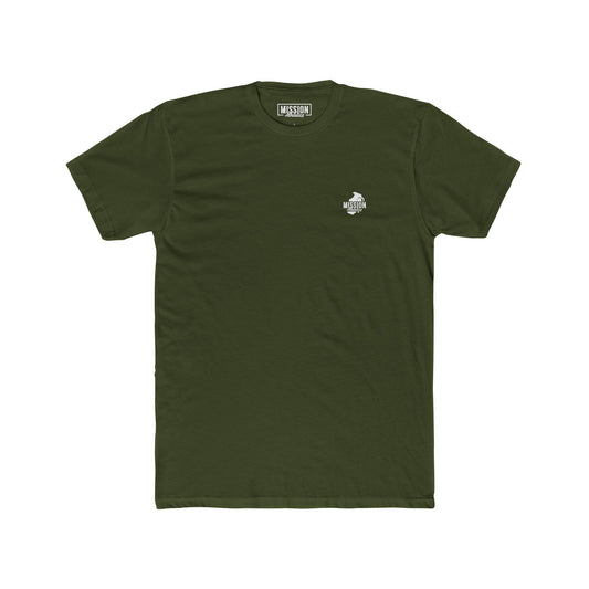 Grenade Cotton Logo Tee - Military Green